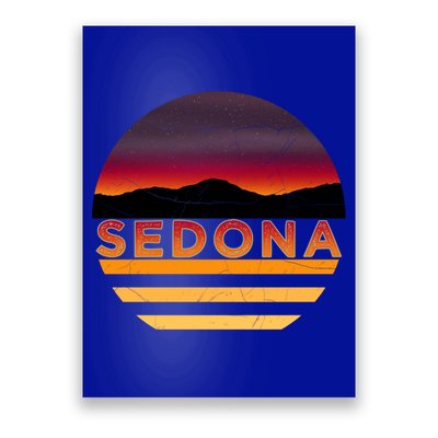 Retro Vintage Sedona Arizona Az Sunset Gift Poster