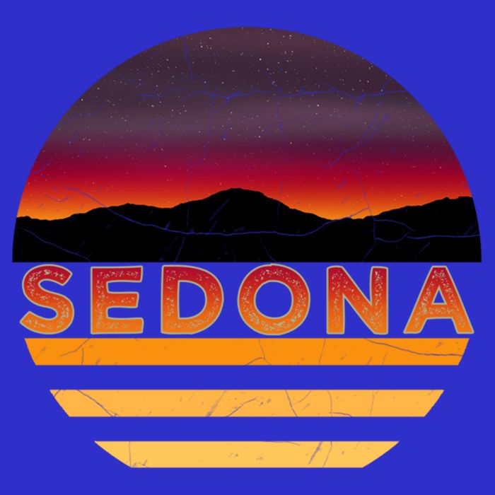Retro Vintage Sedona Arizona Az Sunset Gift Baby Bodysuit