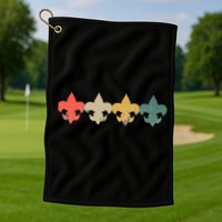 Retro Vintage Scout Scouts Golf Towel