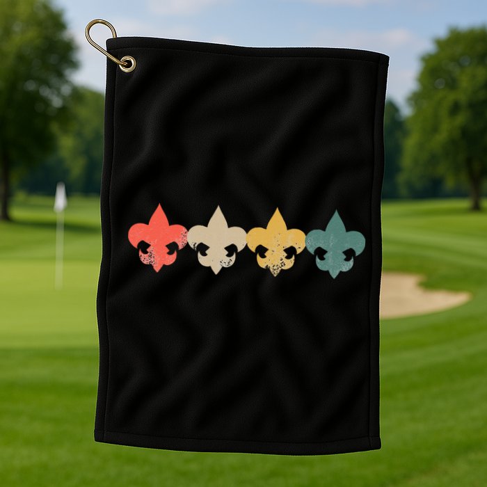 Retro Vintage Scout Scouts Golf Towel