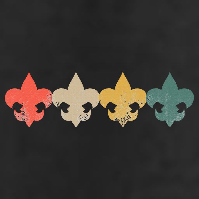 Retro Vintage Scout Scouts Golf Towel