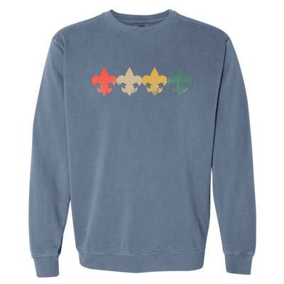 Retro Vintage Scout Scouts Garment-Dyed Sweatshirt