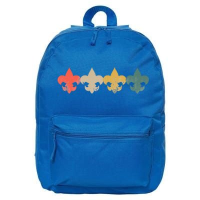 Retro Vintage Scout Scouts 16 in Basic Backpack