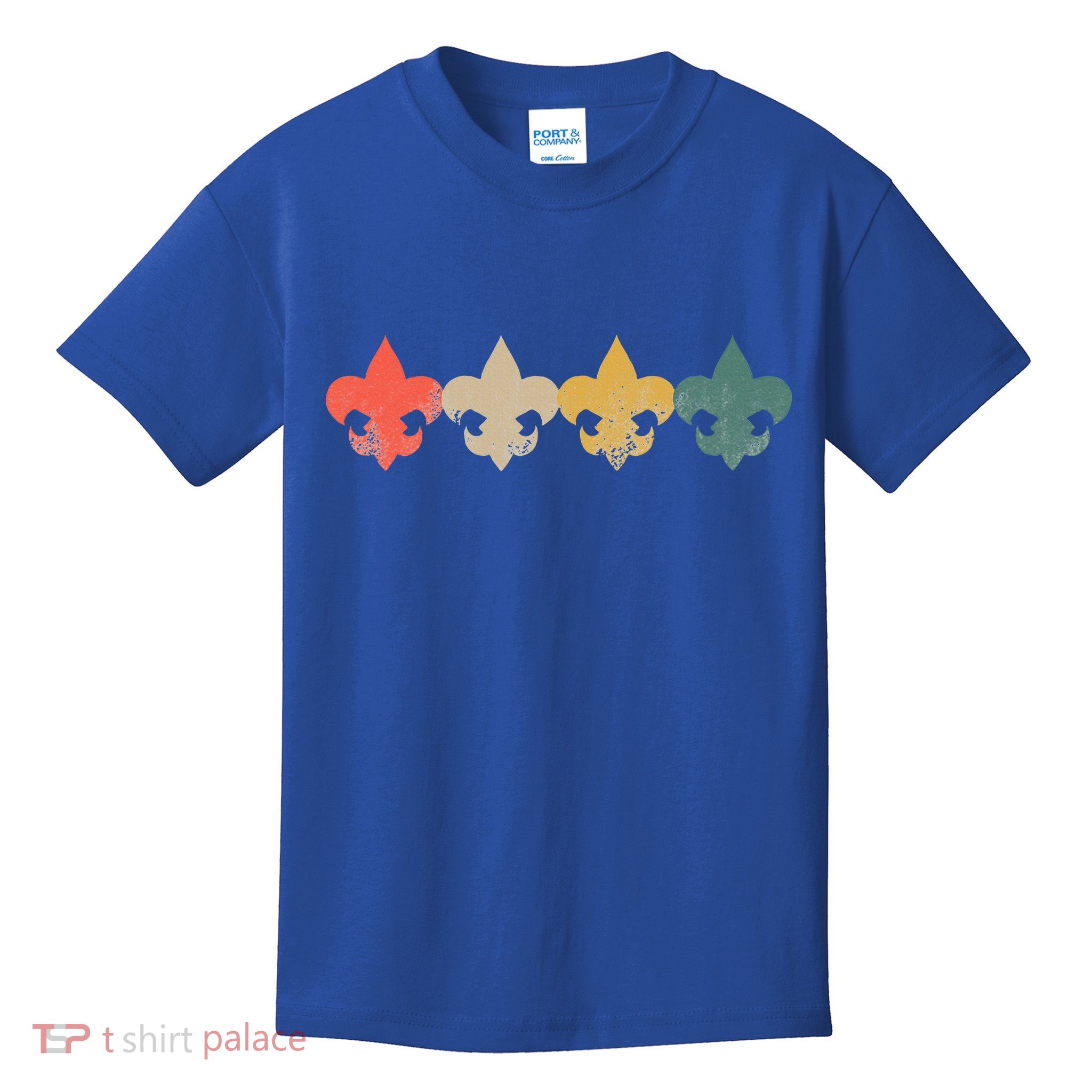 Retro Vintage Scout Scouts Kids T-Shirt