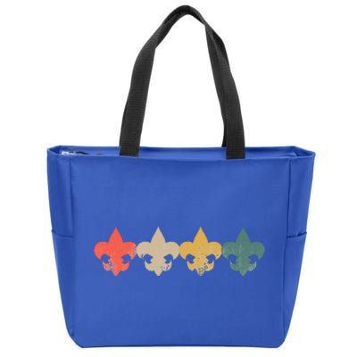 Retro Vintage Scout Scouts Zip Tote Bag