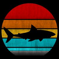 Retro Vintage Shark Apron