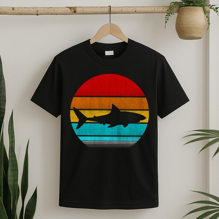 Retro Vintage Shark T-Shirt