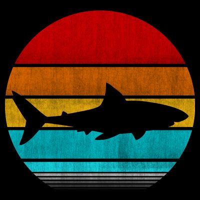 Retro Vintage Shark T-Shirt