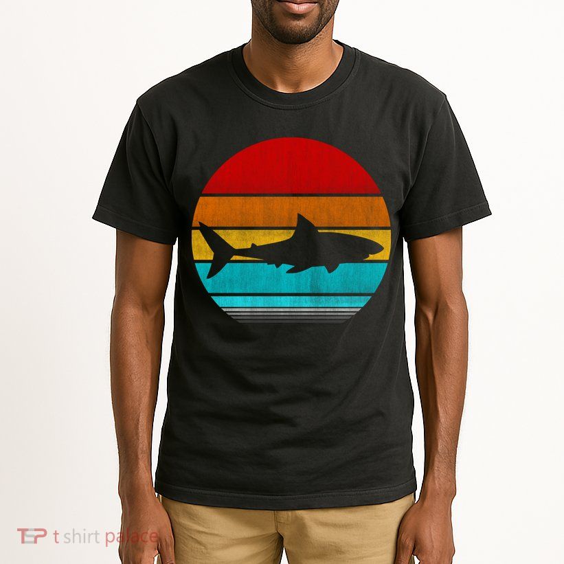 Retro Vintage Shark Tall T-Shirt
