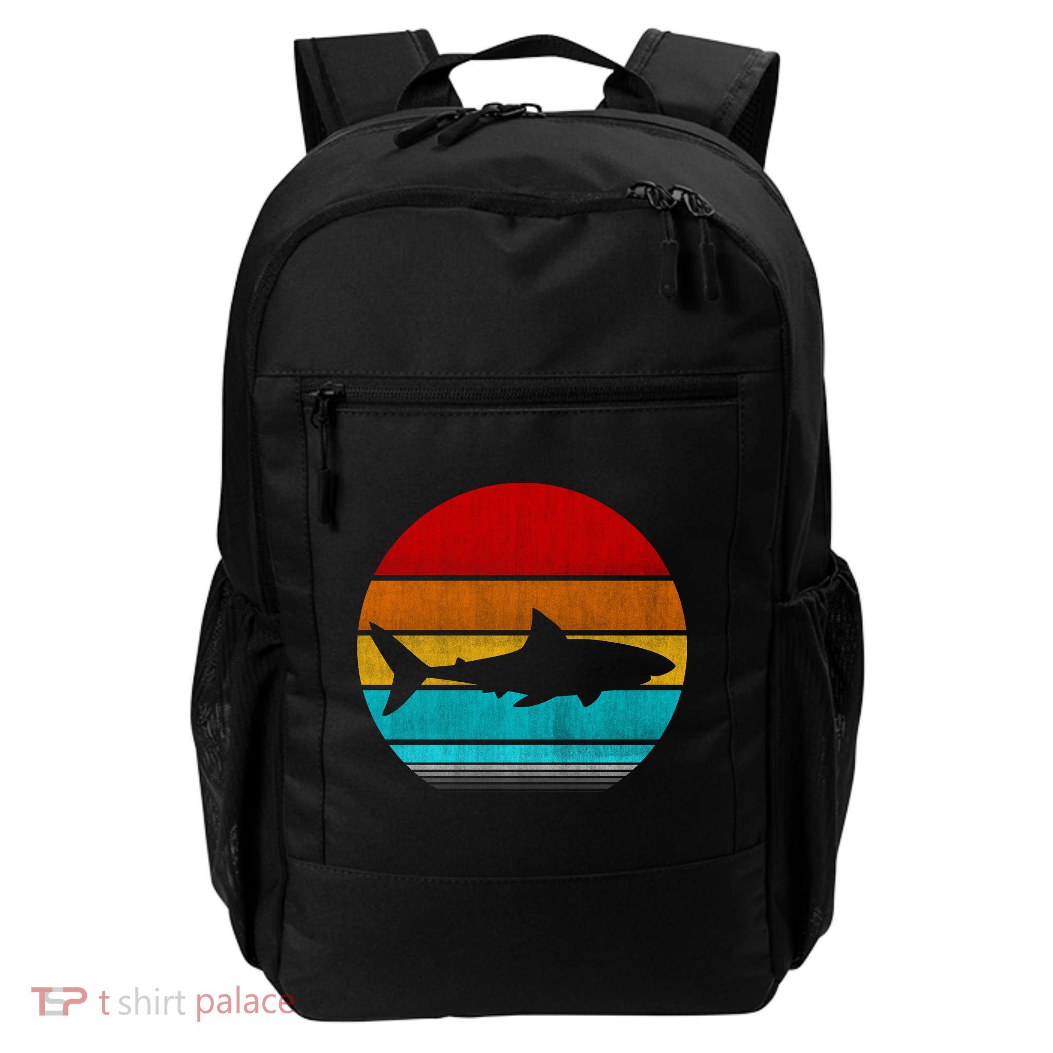 Retro Vintage Shark Backpack