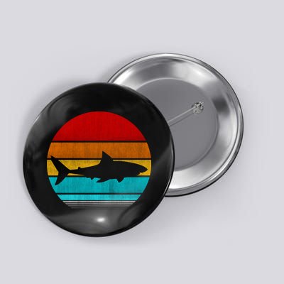 Retro Vintage Shark Button