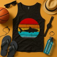 Retro Vintage Shark Tank Top