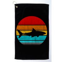 Retro Vintage Shark Golf Towel