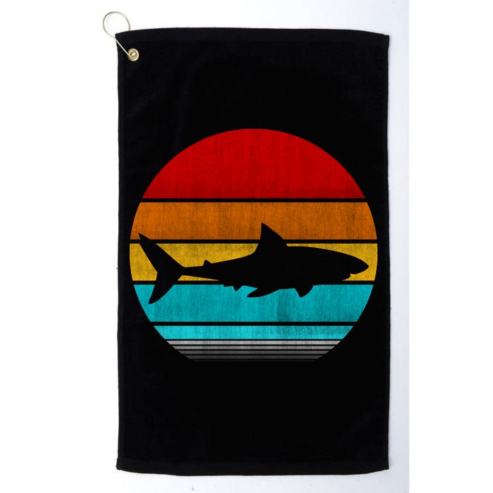 Retro Vintage Shark Golf Towel