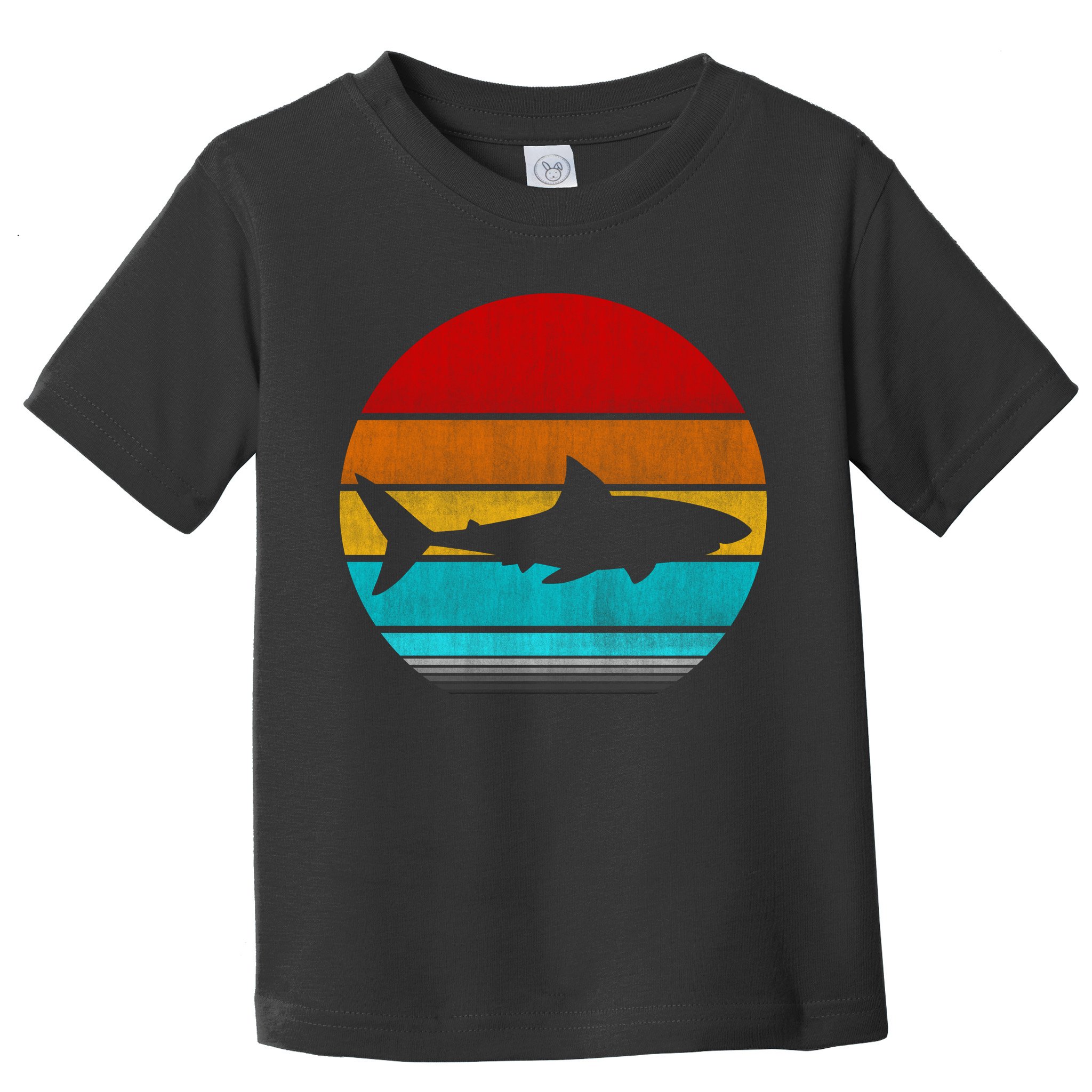 Retro Vintage Shark Toddler T-Shirt