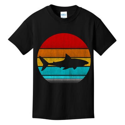 Retro Vintage Shark Kids T-Shirt