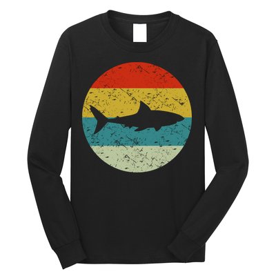 Retro Vintage Shark Long Sleeve Shirt
