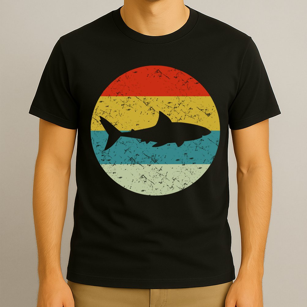 Retro Vintage Shark T-Shirt