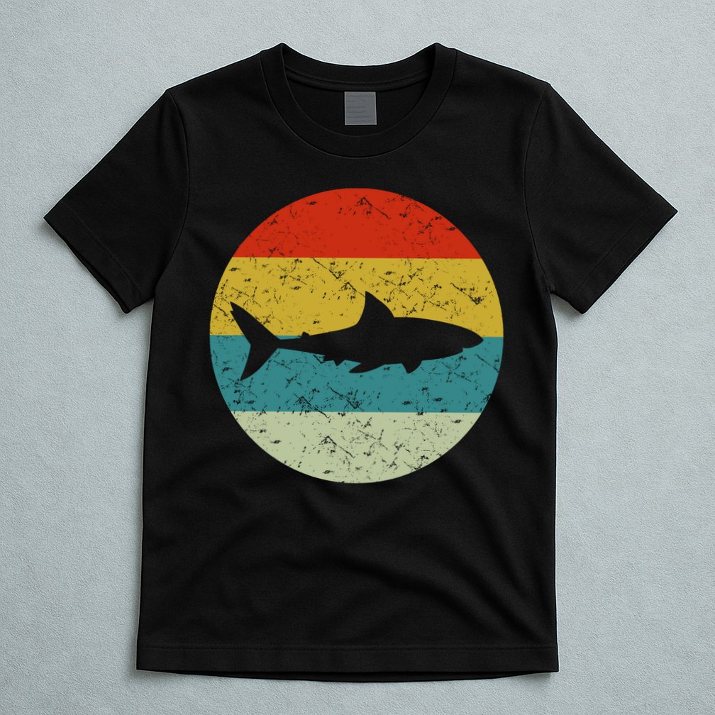 Retro Vintage Shark T-Shirt