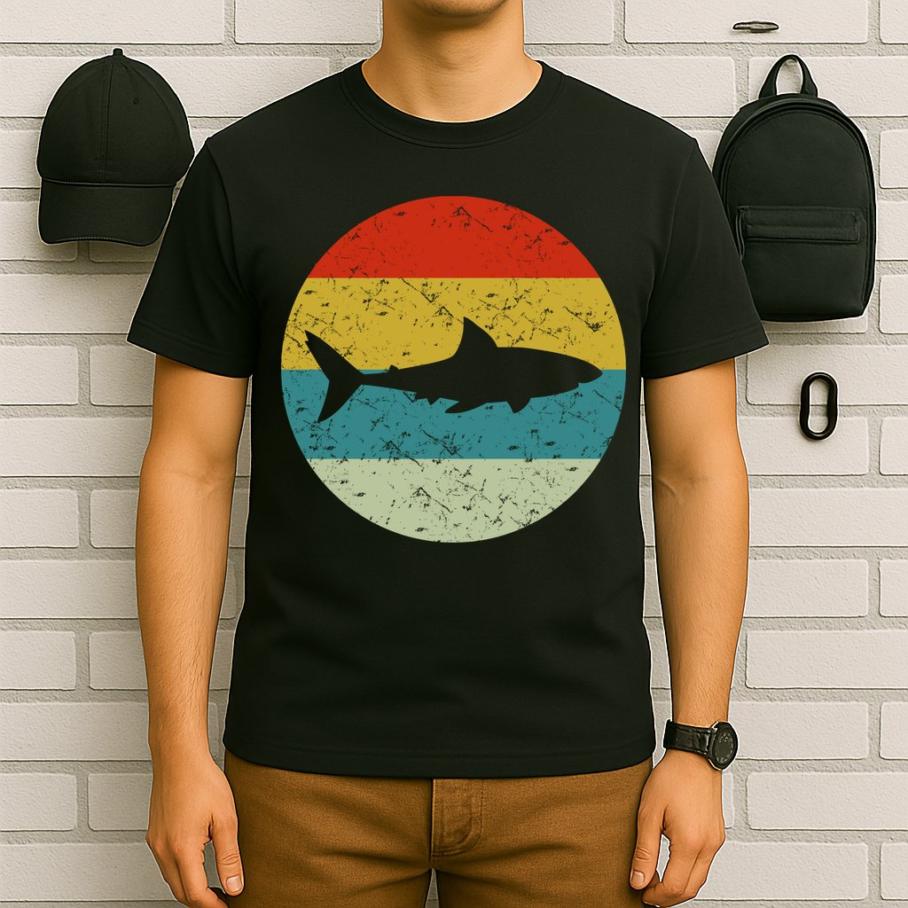 Retro Vintage Shark T-Shirt