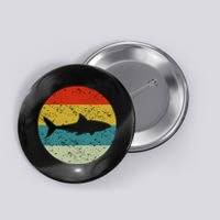 Retro Vintage Shark Button