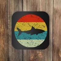 Retro Vintage Shark Coaster