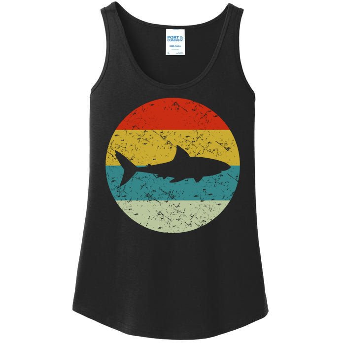 Retro Vintage Shark Ladies Essential Tank