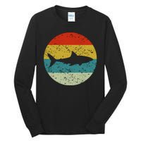 Retro Vintage Shark Tall Long Sleeve T-Shirt