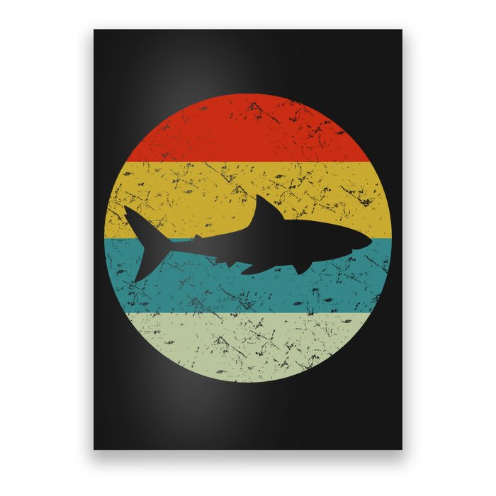 Retro Vintage Shark Poster