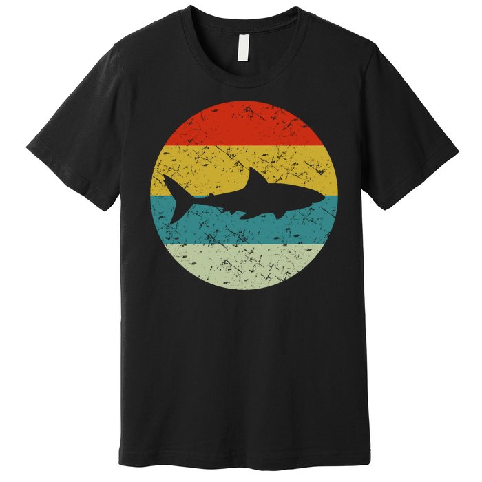 Retro Vintage Shark Premium T-Shirt