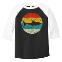 Retro Vintage Shark Toddler Fine Jersey T-Shirt