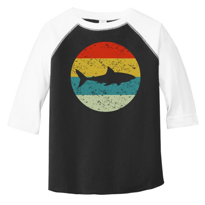 Retro Vintage Shark Toddler Fine Jersey T-Shirt