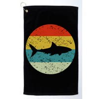 Retro Vintage Shark Golf Towel