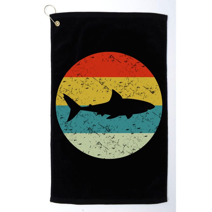 Retro Vintage Shark Golf Towel