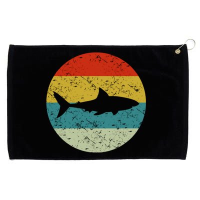 Retro Vintage Shark Grommeted Golf Towel