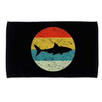 Retro Vintage Shark Microfiber Hand Towel