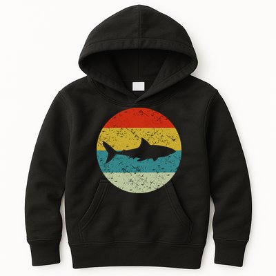 Retro Vintage Shark Kids Hoodie
