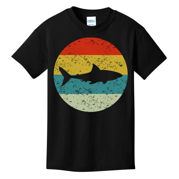 Retro Vintage Shark Kids T-Shirt