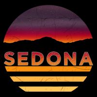 Retro Vintage Sedona Arizona Az Sunset Great Gift Doggie Tank