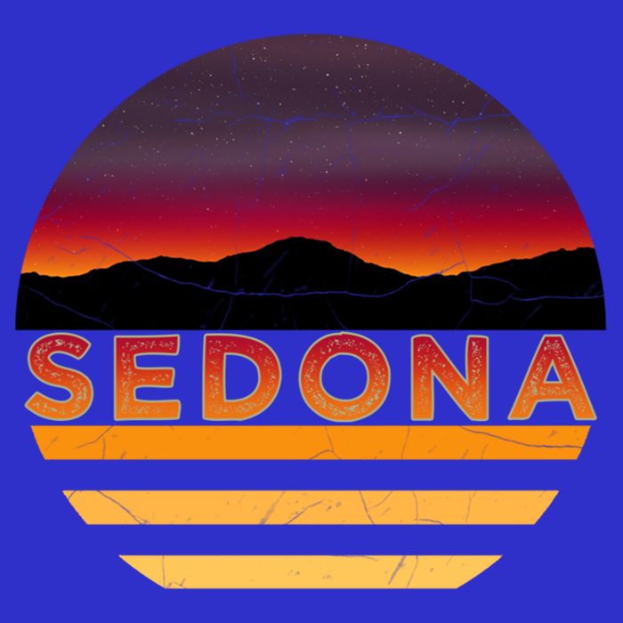 Retro Vintage Sedona Arizona Az Sunset Great Gift T-Shirt