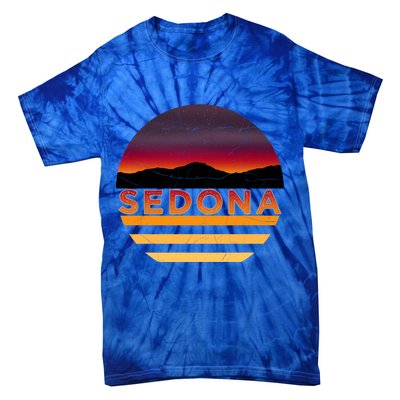 Retro Vintage Sedona Arizona Az Sunset Great Gift Tie-Dye T-Shirt