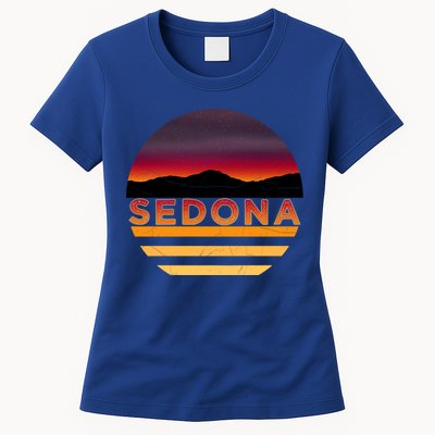 Retro Vintage Sedona Arizona Az Sunset Great Gift Womens T-Shirt