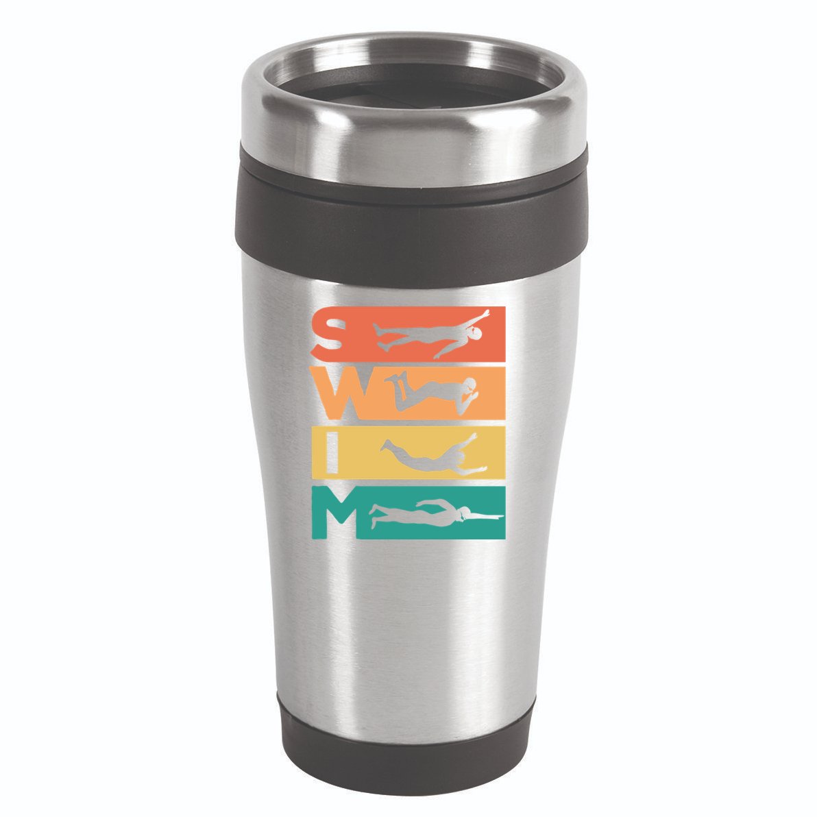 Retro Vintage Swimming Gift For Swimmers Cool Gift 16oz Travel Tumbler