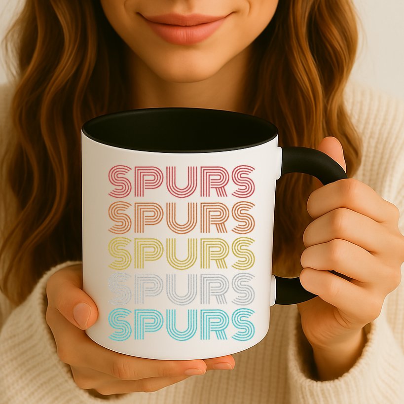 Retro Vintage Spurs Mug