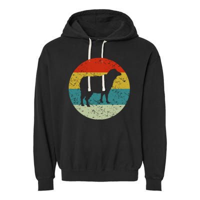 Retro Vintage Sheep Garment-Dyed Fleece Hoodie