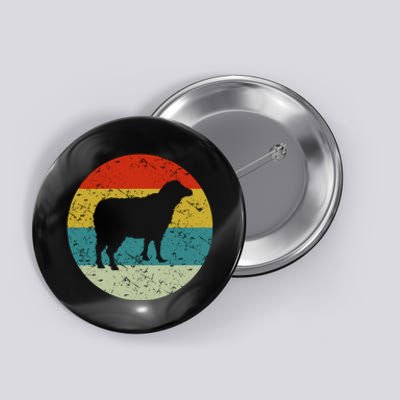 Retro Vintage Sheep Button