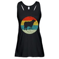 Retro Vintage Sheep Ladies Essential Flowy Tank