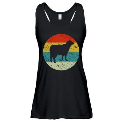 Retro Vintage Sheep Ladies Essential Flowy Tank