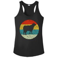 Retro Vintage Sheep Ladies PosiCharge Competitor Racerback Tank