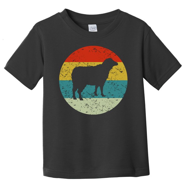 Retro Vintage Sheep Toddler T-Shirt